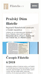 Mobile Screenshot of filatelie.cz